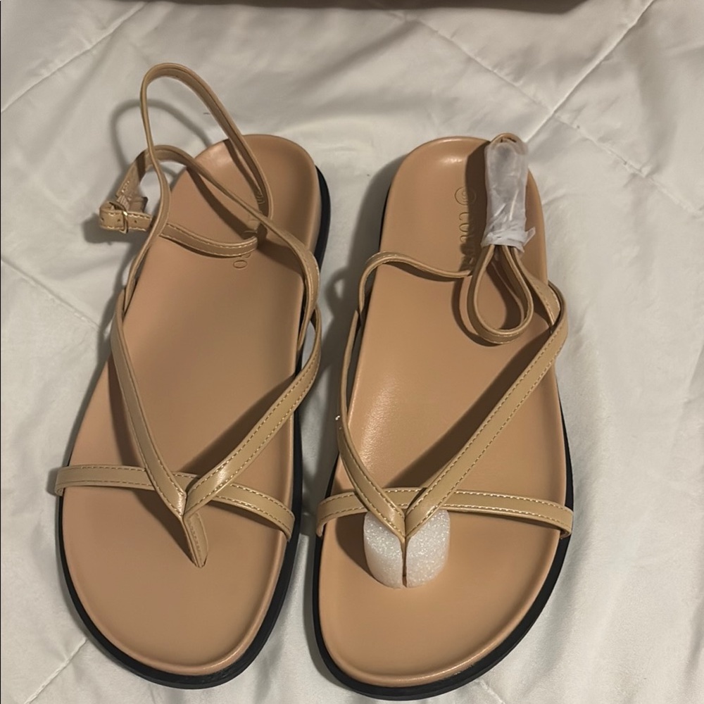 Elegant Tan Women's Sandals